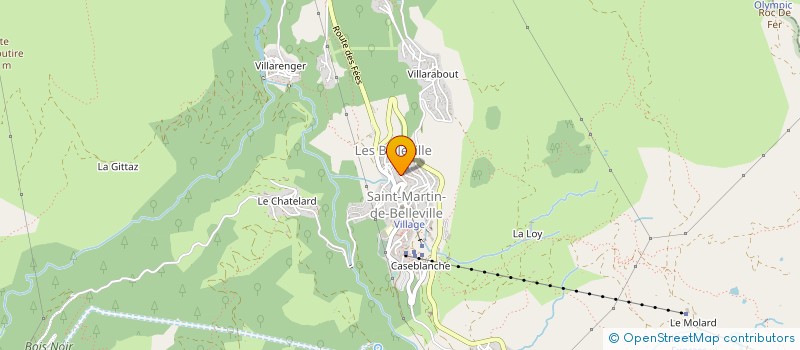 localisation de l'entreprise MONSIEUR PATRICE HUMBERT  LES BELLEVILLE