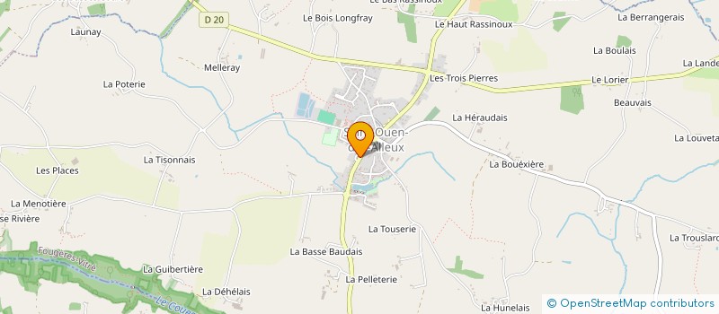 localisation de l'entreprise MONSIEUR PATRICE HURAULT  ROMAGNE