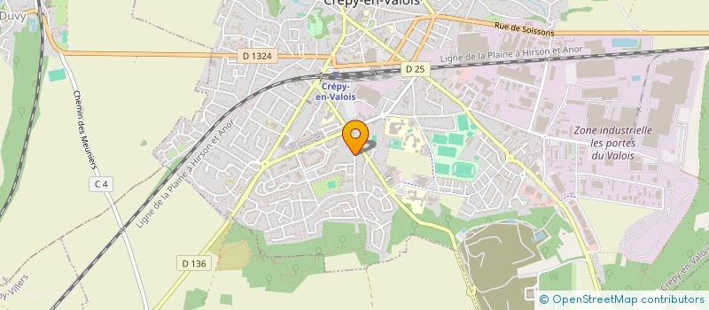 localisation de l'entreprise MONSIEUR PATRICE HURAUX  COMPIEGNE