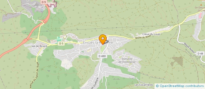 localisation de l'entreprise MONSIEUR PATRICE ISNARD  ENSUES-LA-REDONNE