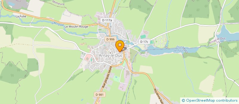 localisation de l'entreprise MONSIEUR PATRICE JACQUOT à ARNAY-LE-DUC