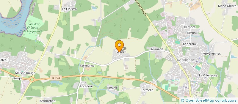 localisation de l'entreprise MONSIEUR PATRICE JAFFRE à KERVIGNAC