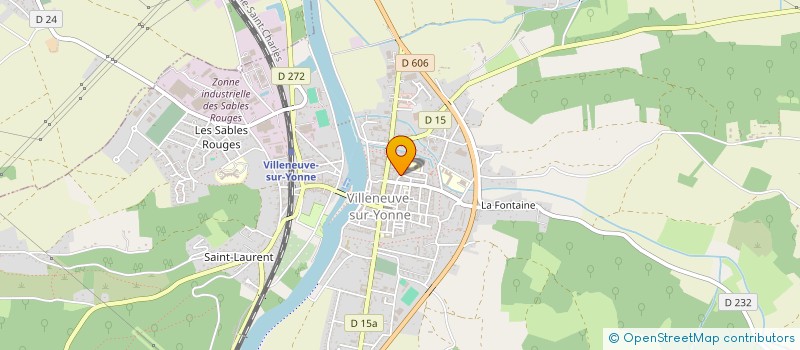 localisation de l'entreprise MONSIEUR PATRICE JALMAIN  VILLENEUVE-SUR-YONNE