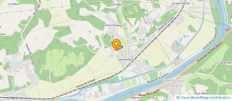 localisation de l'entreprise MONSIEUR PATRICE JAMAIN  LALINDE