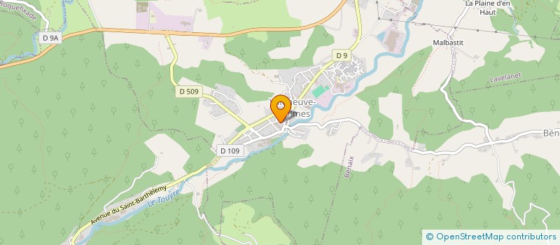 localisation de l'entreprise MONSIEUR PATRICE JAMMES à VILLENEUVE-D'OLMES