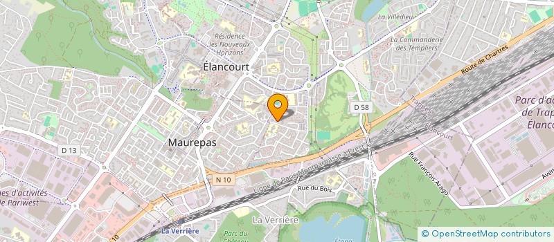 localisation de l'entreprise MONSIEUR PATRICE JAUD  ELANCOURT