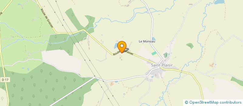 localisation de l'entreprise MONSIEUR PATRICE JENIN  SAINT-PLAISIR