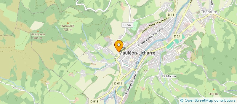 localisation de l'entreprise MONSIEUR PATRICE JIMENEZ à CHERAUTE