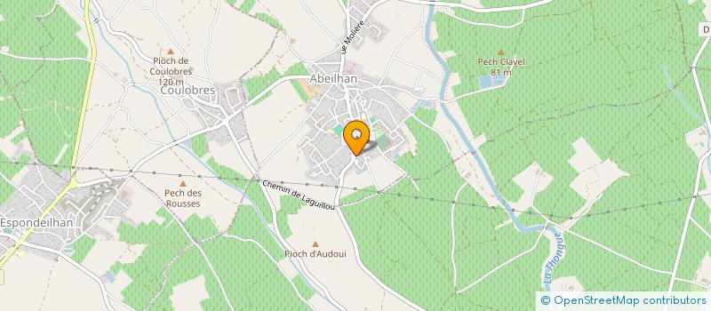 localisation de l'entreprise MONSIEUR PATRICE JOLY  ABEILHAN