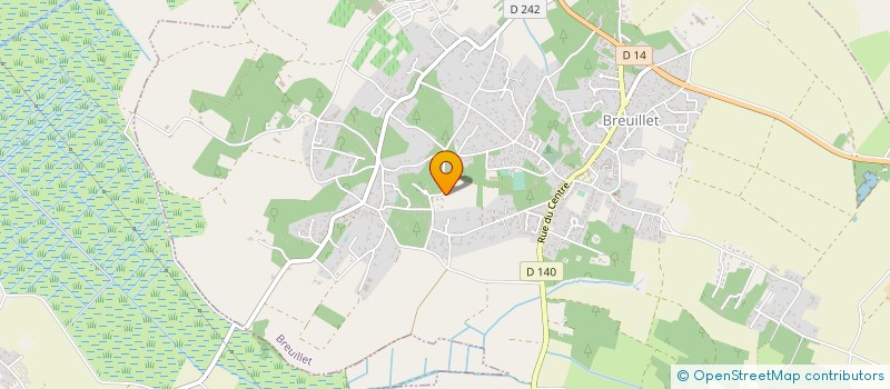 localisation de l'entreprise MONSIEUR PATRICE JOUINEAU  BREUILLET