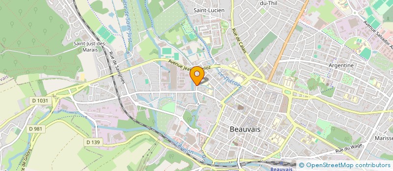 localisation de l'entreprise MONSIEUR PATRICE JUIFF  BEAUVAIS