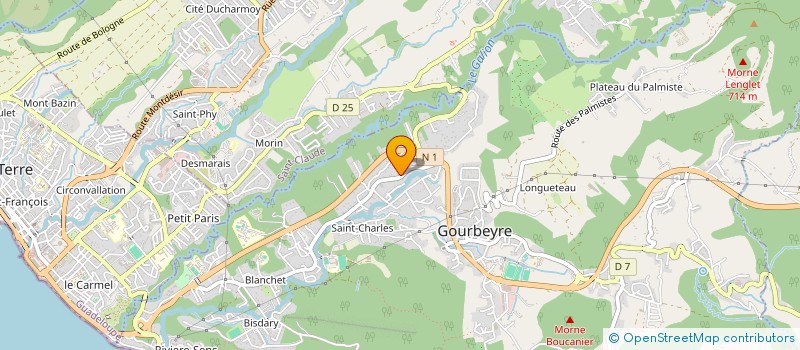 localisation de l'entreprise MONSIEUR PATRICE JULAN  GOURBEYRE