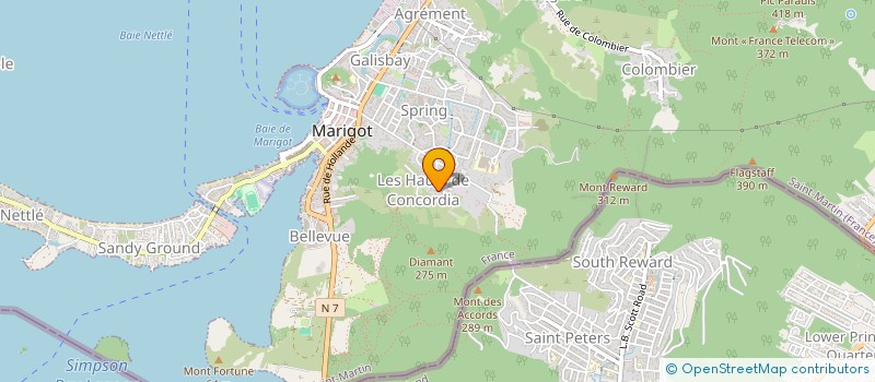 localisation de l'entreprise MONSIEUR PATRICE JULAN  SAINT-MARTIN