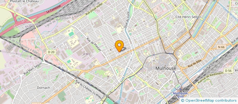 localisation de l'entreprise MONSIEUR PATRICE KAYSER  MULHOUSE