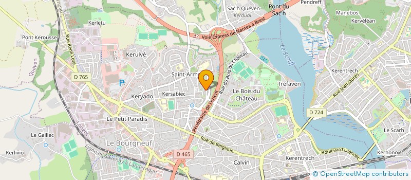 localisation de l'entreprise MONSIEUR PATRICE KERBORIOU à LORIENT