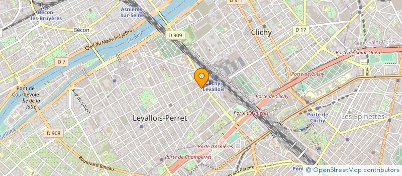 localisation de l'entreprise MONSIEUR PATRICE KERGOSIEN à LEVALLOIS-PERRET