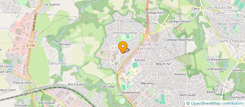 localisation de l'entreprise MONSIEUR PATRICE KERIVEL à VANNES