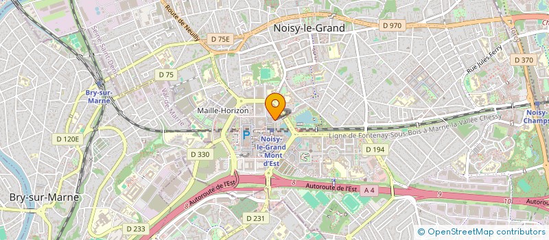 localisation de l'entreprise MONSIEUR PATRICE KOSKAS  NOISY-LE-GRAND