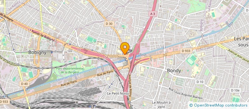 localisation de l'entreprise MONSIEUR PATRICE KOUROUMA à BOBIGNY