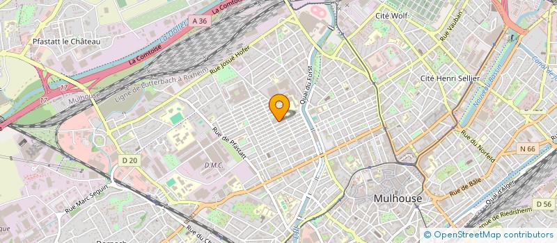 localisation de l'entreprise MONSIEUR PATRICE KRAFFT  MULHOUSE