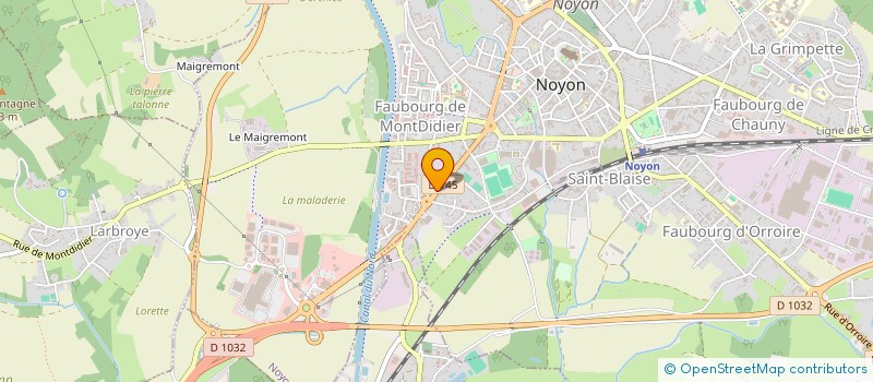 localisation de l'entreprise MONSIEUR PATRICE KROL  NOYON