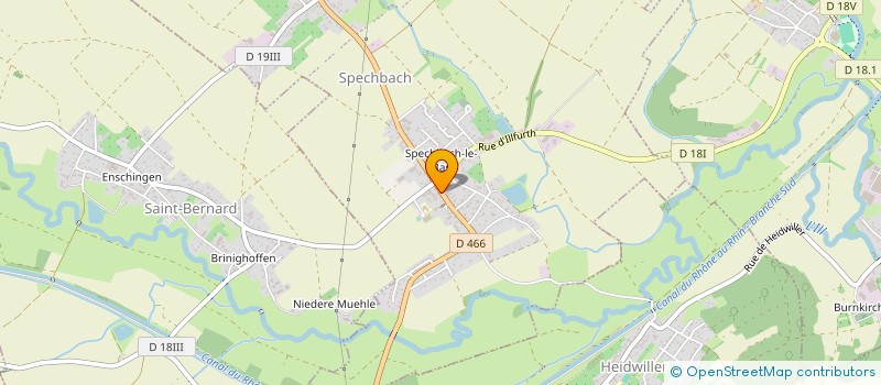 localisation de l'entreprise MONSIEUR PATRICE KUNTZ  SPECHBACH