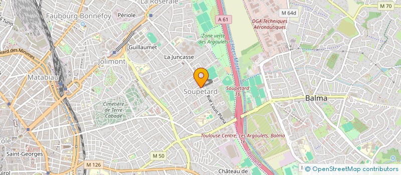 localisation de l'entreprise MONSIEUR PATRICE LA FLAQUIERE à TOULOUSE