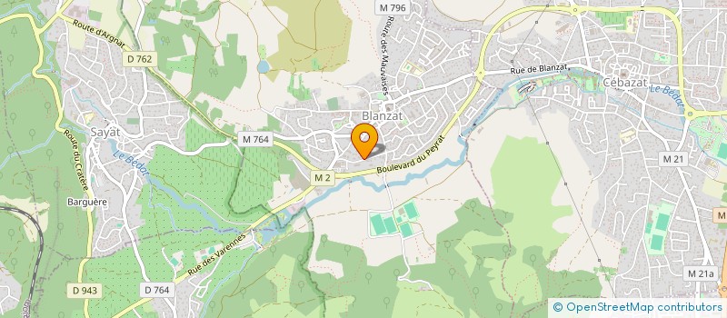 localisation de l'entreprise MONSIEUR PATRICE LABERGERE à BLANZAT