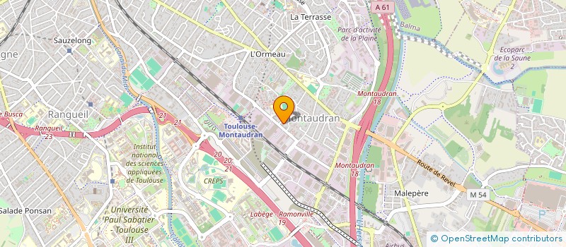 localisation de l'entreprise MONSIEUR PATRICE LABERIE à TOULOUSE