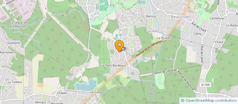 localisation de l'entreprise MONSIEUR PATRICE LABEYRIE  CANEJAN