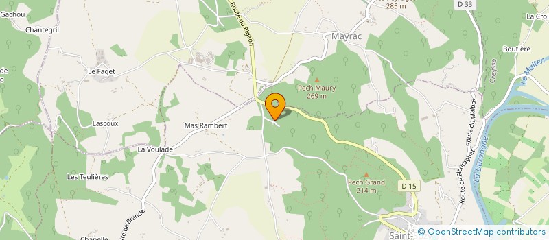 localisation de l'entreprise MONSIEUR PATRICE LACOMBE  SAINT-SOZY