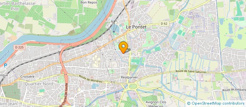 localisation de l'entreprise MONSIEUR PATRICE LACROZE  LE PONTET