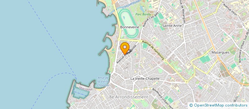 localisation de l'entreprise MONSIEUR PATRICE LAFONT à MARSEILLE