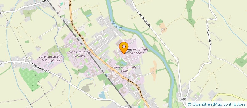 localisation de l'entreprise MONSIEUR PATRICE LAFORGE  AUTERIVE