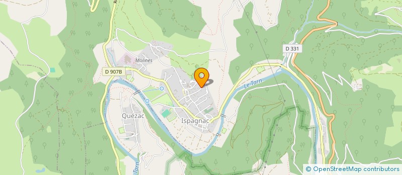 localisation de l'entreprise MONSIEUR PATRICE LAFOUX  ISPAGNAC