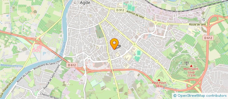 localisation de l'entreprise MONSIEUR PATRICE LAGER  AGDE