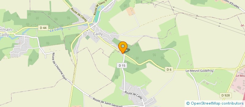 localisation de l'entreprise MONSIEUR PATRICE LAINE  CAILLY