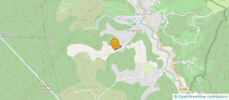 localisation de l'entreprise MONSIEUR PATRICE LAISNEY  BELGENTIER