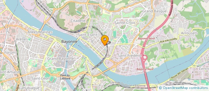 localisation de l'entreprise MONSIEUR PATRICE LALANNE  BAYONNE