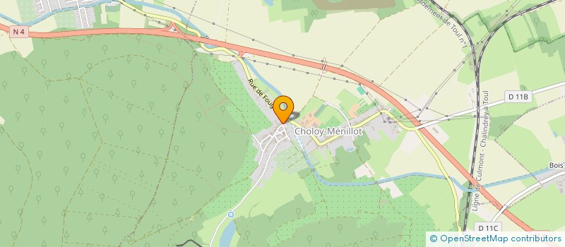 localisation de l'entreprise MONSIEUR PATRICE LALLEMENT  CHOLOY-MENILLOT