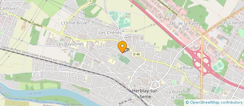 localisation de l'entreprise MONSIEUR PATRICE LAMBERT à HERBLAY-SUR-SEINE