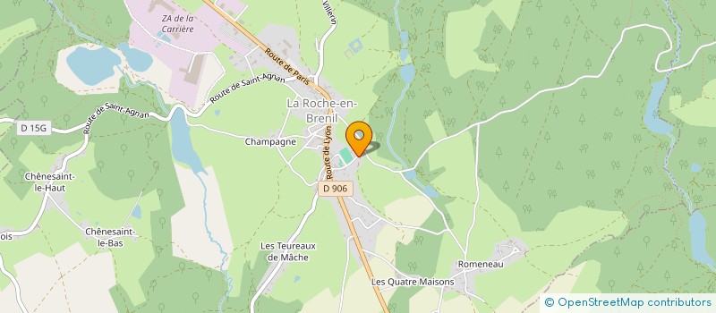 localisation de l'entreprise MONSIEUR PATRICE LAMBERT à LA ROCHE-EN-BRENIL