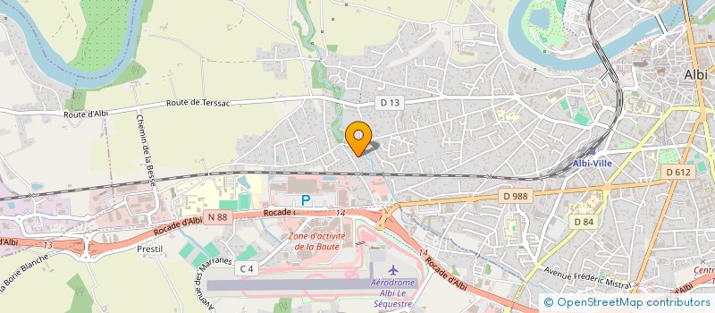 localisation de l'entreprise MONSIEUR PATRICE LAMOTHE  ALBI