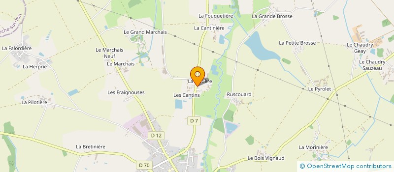 localisation de l'entreprise MONSIEUR PATRICE LAMY à VIEILLEVIGNE