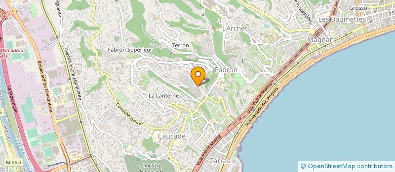 localisation de l'entreprise MONSIEUR PATRICE LANABITS à NICE