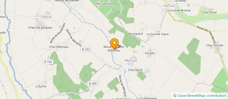 localisation de l'entreprise MONSIEUR PATRICE LANDREAU  VIBRAC