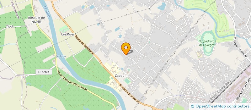 localisation de l'entreprise MONSIEUR PATRICE LANNES  MONTAUBAN