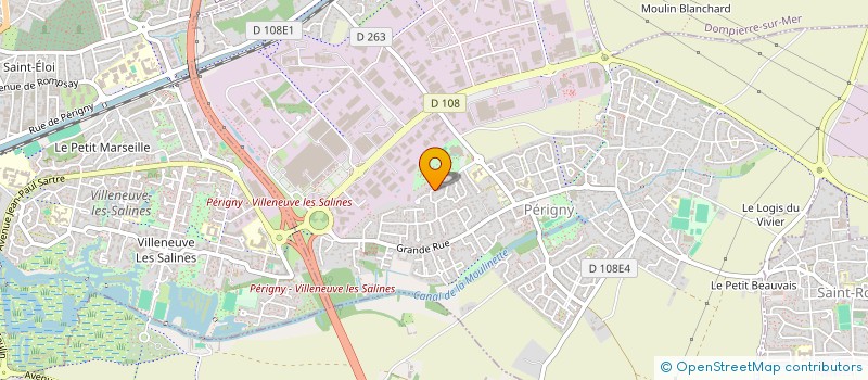 localisation de l'entreprise MONSIEUR PATRICE LARUE  PERIGNY