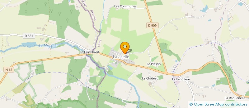 localisation de l'entreprise MONSIEUR PATRICE LASPLANCHAS à LALACELLE