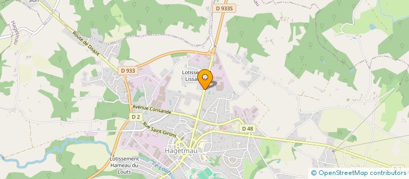 localisation de l'entreprise MONSIEUR PATRICE LATAPIE  LACRABE